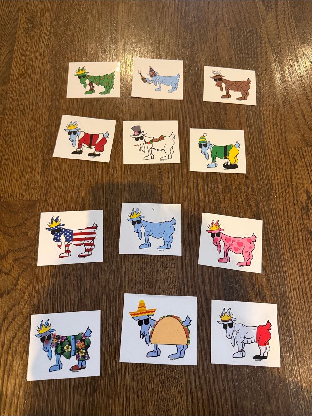 GOAT USA stickers
